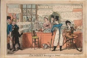 Dandies Having A Treat by I. Robert and George Cruikshank