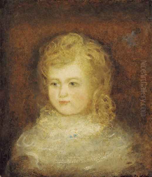 Portrait of William Fisher, son of the Reverend John Fisher, Archdeacon of Berkshire, bust-length, in a white dress - view 1