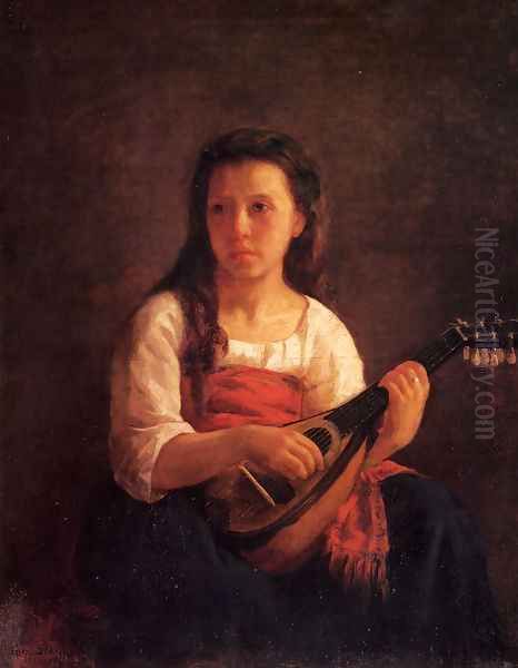 The Mandolin Player - view 1