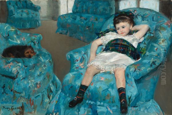 Little Girl in a Blue Armchair, 1878 - view 1
