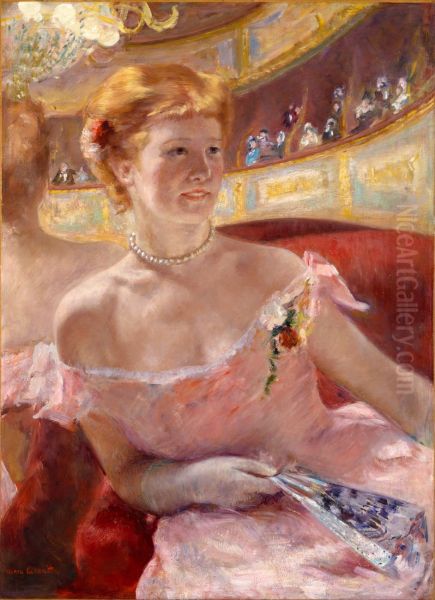 Woman With A Pearl Necklace In A Loge - view 1