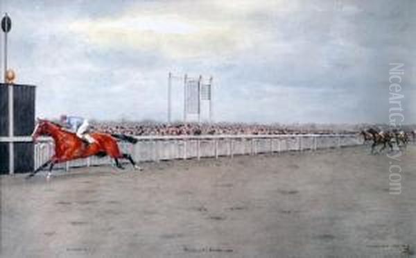 The Queen's Prize, Kempton Park, 1932, Won By Scardroy - view 1