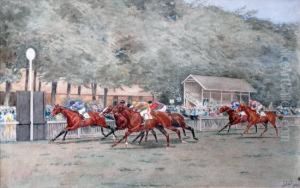 The Hare Park Handicap, Newmarket, 1928, Won By Inquisitive