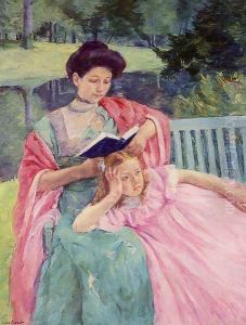 Auguste Reading To Her Daughter