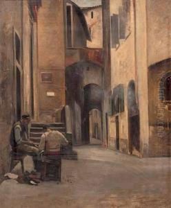Ciabattini Nel Centro Di Firenze by Ettore Cumbo
