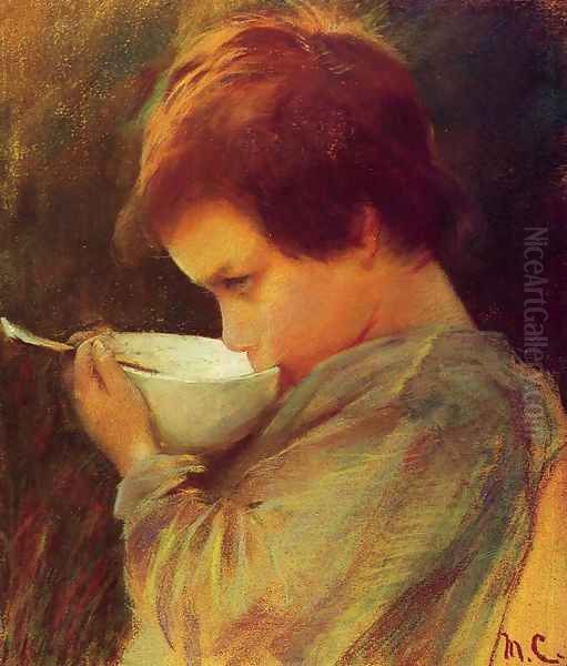 Child Drinking Milk - view 1