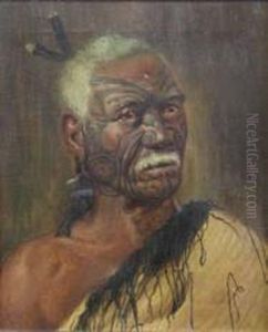 Study Of A Maori Head
