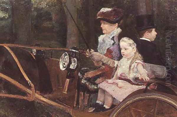 A woman and child in the driving seat, 1881 - view 1