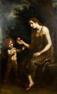 Eve And Her Son by Francesco Curradi