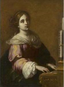 Sainte Cecile by Francesco Curradi