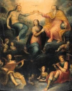 La Vergine Incoronata Dalla Trinit In Coro D'angeli