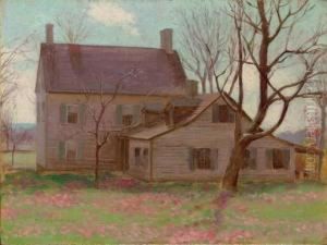The Ralph Mead House, Quaker Ridge Farm, Greenwich, Connecticut by Charles Curran