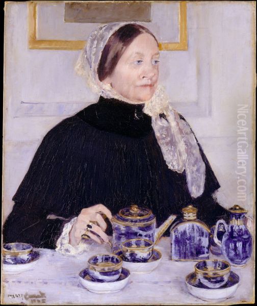 Lady at the Tea Table, 1885 - view 1