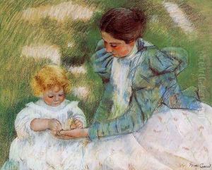 Mother Playing With Her Child by Mary Cassatt