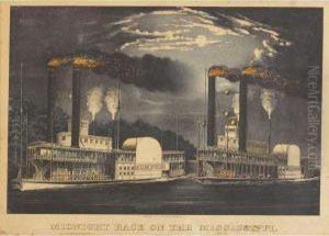 Race On The Mississippi by Edward Wilson Currier