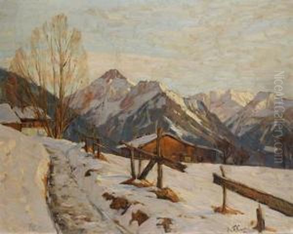Winterliche Gebirgslandschaft - view 1