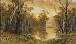 Head Of North Arm, Gippslandlakes by James Waltham Curtis