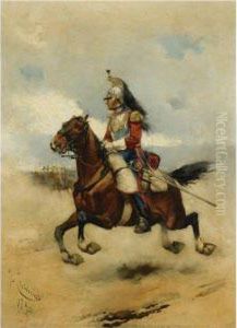 Oficial De Caballeria (charging Cavalry Officer)