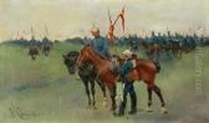 Escena Militar. by Josep I Cusachscusachs