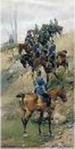 Lanceros Prusianos (prussian Lancers) by Josep I Cusachscusachs