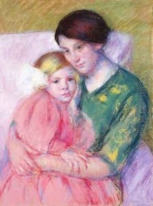 Mother And Child Reading by Mary Cassatt