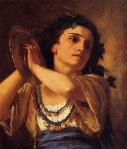 Bacchante by Mary Cassatt