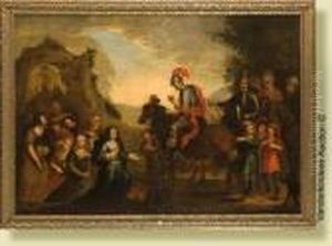 Abigail Offrant Des Presents Au Roi David by Benjamin Gerritsz. Cuyp