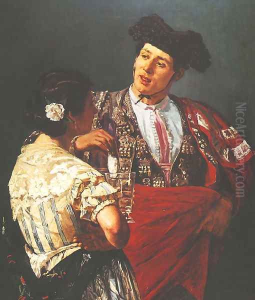 Torero and Young Girl - view 1