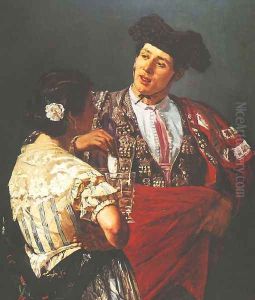 Torero and Young Girl by Mary Cassatt
