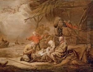 The Adoration Of The Shepherds by Benjamin Gerritsz. Cuyp