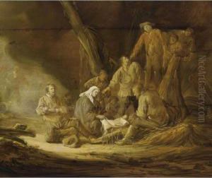 The Adoration Of The Shepherds by Benjamin Gerritsz. Cuyp
