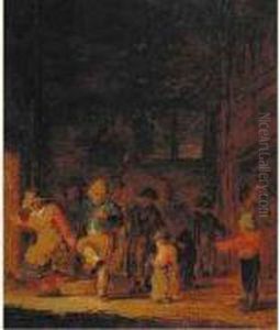 La Danse Dans La Taverne by Benjamin Gerritsz. Cuyp