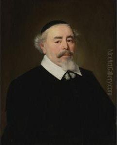 Portrait Of A Bearded Man Wearing A Skullcap by Jacob Gerritsz. Cuyp