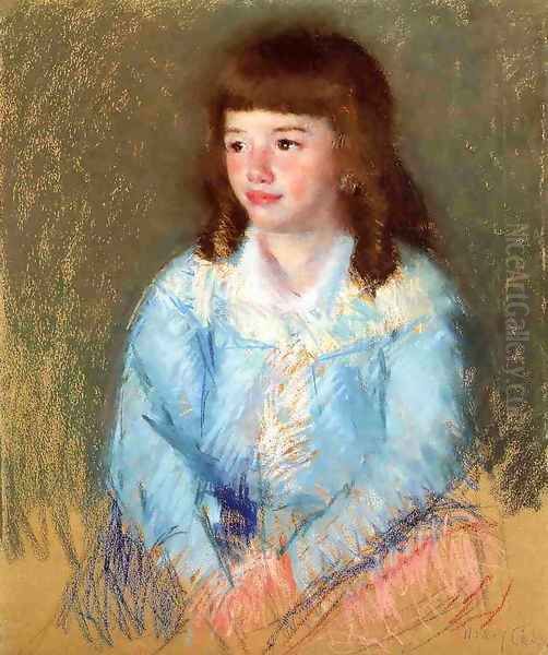 Young Boy In Blue - view 1