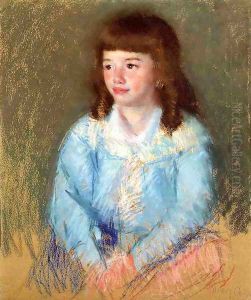 Young Boy In Blue by Mary Cassatt
