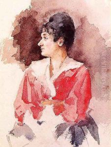 Profile Of An Italian Woman by Mary Cassatt