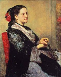 Portrait Of A Lady Of Seville by Mary Cassatt