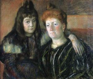 Madame Meerson And Her Daughter by Mary Cassatt