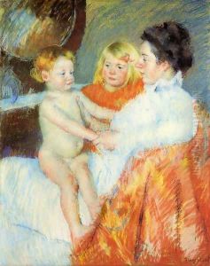 Mother Sara And The Baby by Mary Cassatt
