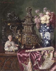 Oriental Still Life by Ernst Czernotzky