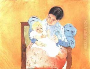 The Barefoot Child by Mary Cassatt