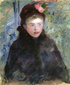 Susan In A Toque Trimmed With Two Roses