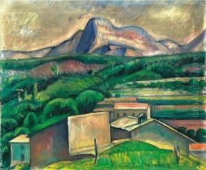 Landscape In Provence, About 1926 - 1927 by Dezso Czigany