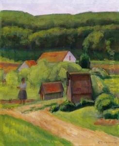 Landscape With Red Roofs - view 1