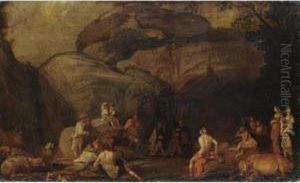Apollo E Marsia by Filippo D Angeli