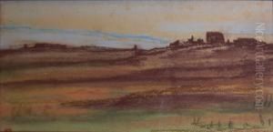 Campagna Romana Con I Resti Della Villa Dei Quintili by Pietro D' Achiardi
