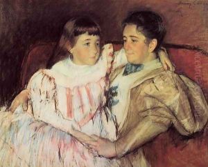 Portrait Of Mrs Havemeyer And Her Daughter Electra by Mary Cassatt