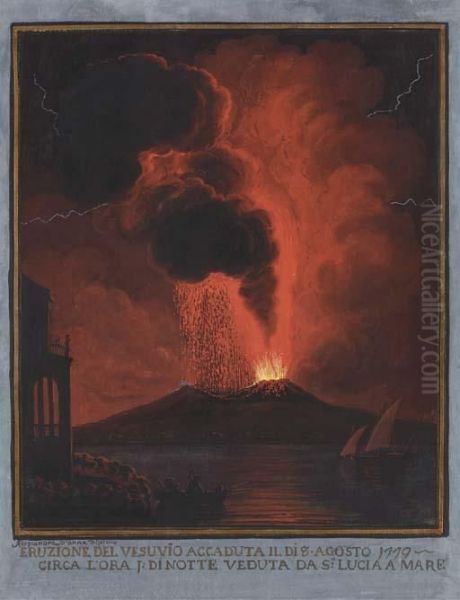 L'eruption Du Vesuve - view 1