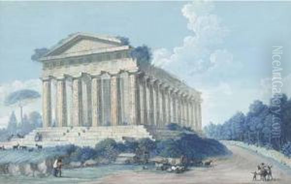 Veduta Dell'antico Tempio Della Concordia In Agrigento - view 1