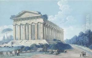 Veduta Dell'antico Tempio Della Concordia In Agrigento by Alessandro D'Anna